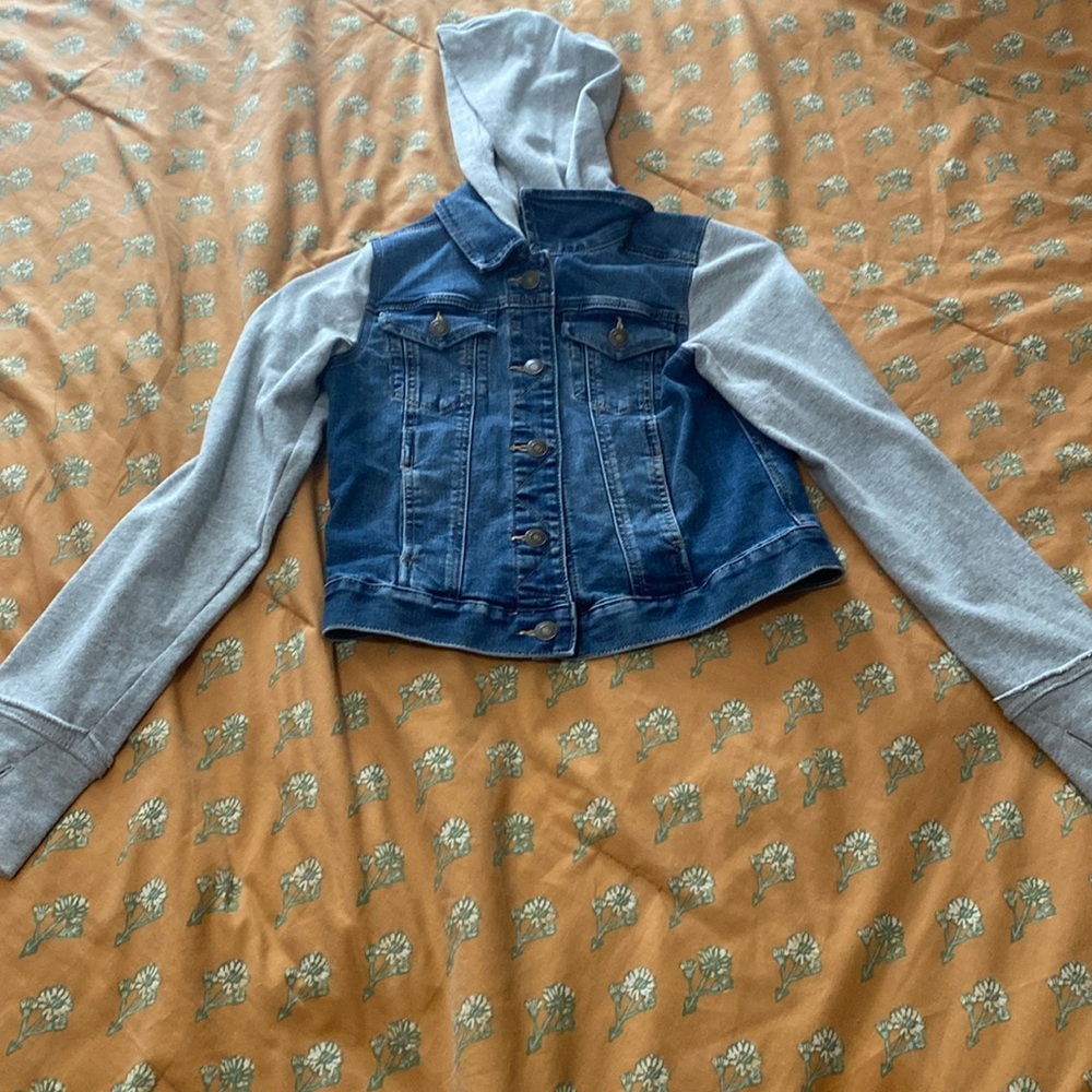 Cute Girls Denim Sweater Jacket